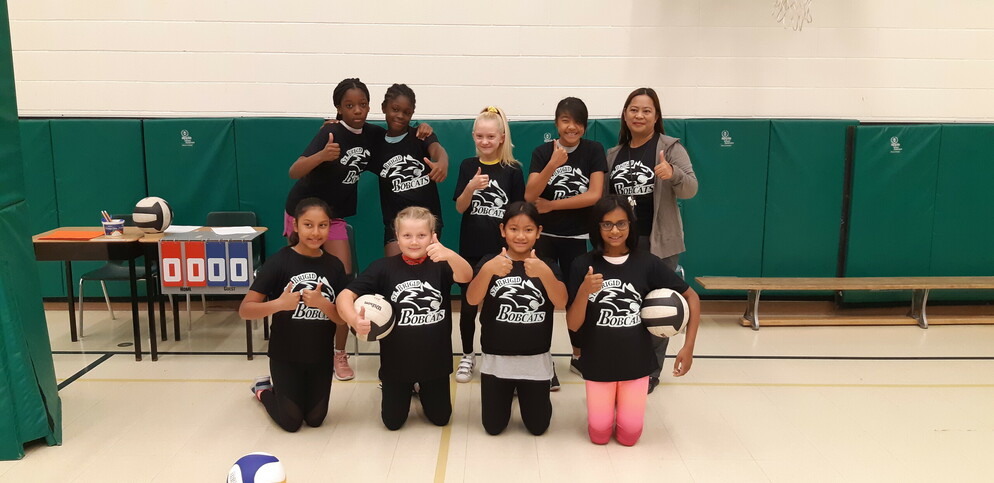 Junior Girls VB team picture